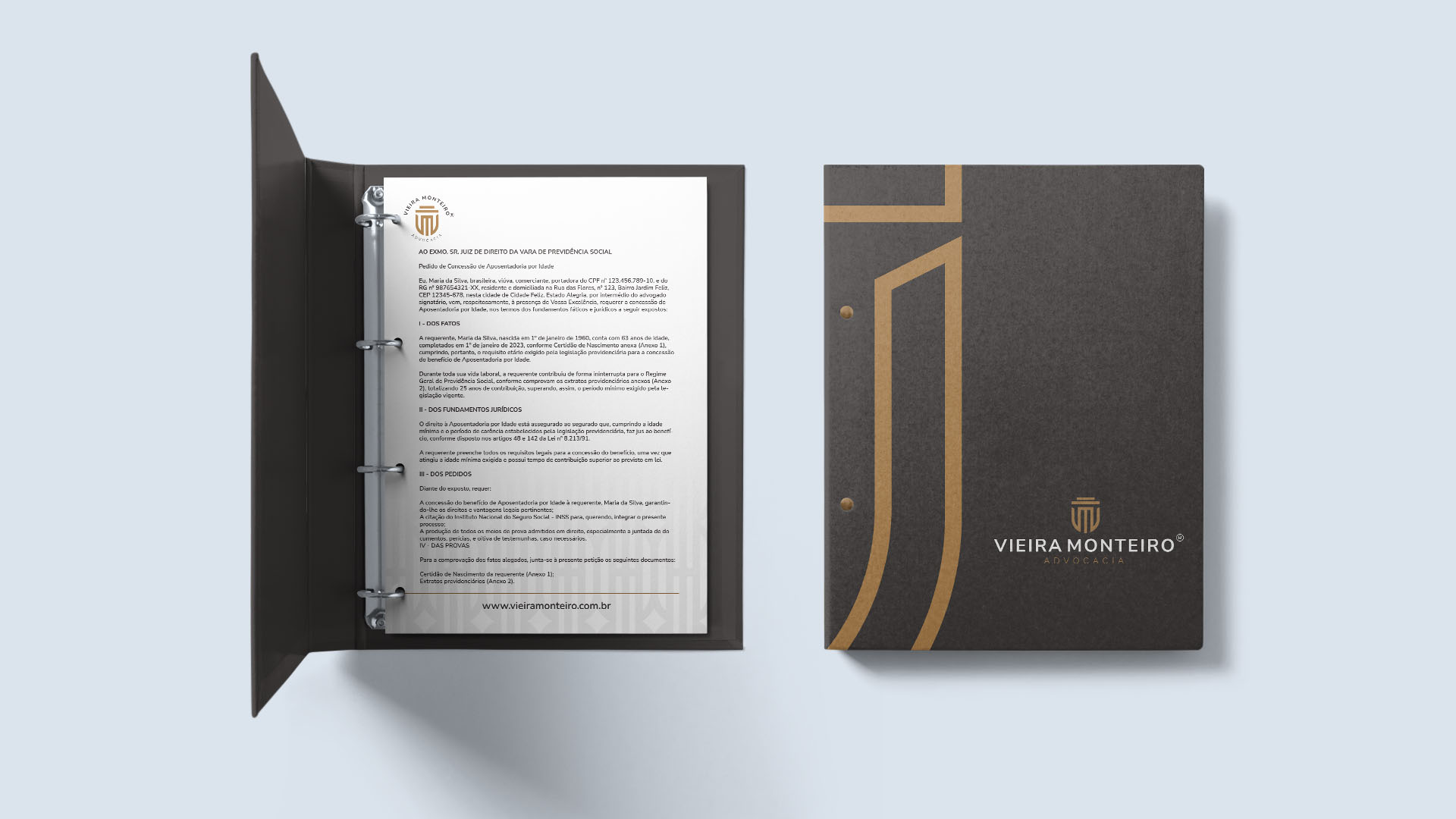 Vieira Monteiro — Mockup